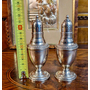 Парные винтажные серебряные солонки или соль/перец, Sterling silver (925 проба), 107 гр., Rogers Sterling Weighted Reinforce, Америка