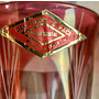 ВИНТАЖНЫЙ НАБОР ИЗ 6-ТИ СТОПОК (SHOOTERS GLASS, DOUBLE) ИЗ ЦВЕТНОГО ДЕКОРИРОВАННОГО СТЕКЛА, В КОРОБКЕ, DECOR CRISTAL, ИТАЛИЯ