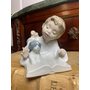 ФАРФОРОВАЯ СТАТУЭТКА «ДЕВОЧКА С СОБАЧКОЙ», NAO
