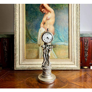 ЧАСЫ OTTOVIANI, ГАЛЬВАНИЧЕСКОЕ СЕРЕБРЕНИЕ, 925 ПРОБА, ХХ ВЕК