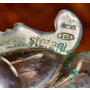 Серебряная икорница (серебро 800 пробы, наличие клейма), 63 гр, 1940-е гг, Stefani, Италия