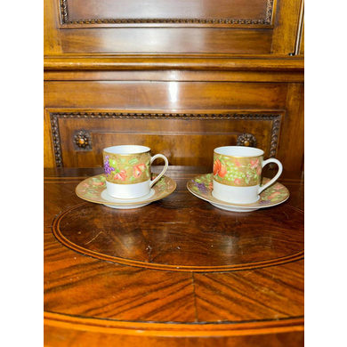 Две кофейных пары серии “Botticelli”, Limoges, Royal, Франция