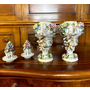 Парные антикварные вазы, фарфор, Capodimonte