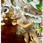 Парные антикварные вазы, фарфор, Capodimonte