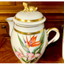Пара: Ваша и кофейник из фарфора, Limoges, Франция, 1960-70 гг
