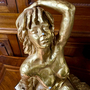 Статуэтка из бисквитного фарфора в позолоте, Capodimonte, Италия, 1990-е гг.