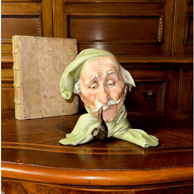 Лампа-статуэтка Capodimonte, Giuseppe Cappe, Италия, 1970-е гг