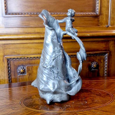 Оловянный кувшин в стиле Ар-Нуво, 1920-30 гг