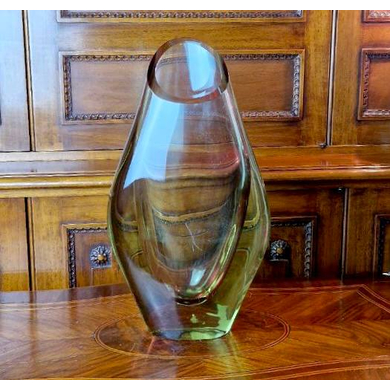 Хрустальная ваза для цветов Cristal de Sevres, 1960-е гг, Франция