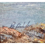 Морской пейзаж в раме, масло/холст, 1970-80 гг, Италия