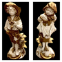Парные статуэтки из фарфора, Capodimonte, около 1900 г
