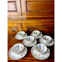 Винтажный чайный сервиз на 6 персон, Haviland Limoges, I-ая пол. ХХ века