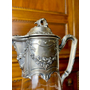 Кувшин для красного вина из стекла и серебра 925, Франция, ок.1900 г